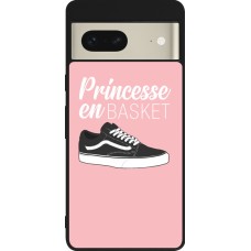 Google Pixel 7 Case Hülle - Silikon schwarz princesse en basket