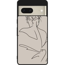Google Pixel 7 Case Hülle - Silikon schwarz Salnikova 05