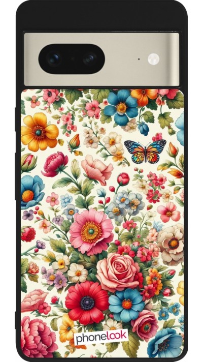 Google Pixel 7 Case Hülle - Silikon schwarz Spring 25 fruehling bluetend Google Pixel 7 Case Hülle - Silikon schwarz Spring 25 fruehling bluetend