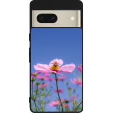 Google Pixel 7 Case Hülle - Silikon schwarz Bee on a flower 2026