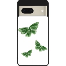Google Pixel 7 Case Hülle - Silikon schwarz Butterflies 2026