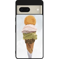 Google Pixel 7 Case Hülle - Silikon schwarz Summer 2025 Cornet