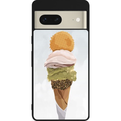 Google Pixel 7 Case Hülle - Silikon schwarz Summer 2025 Cornet