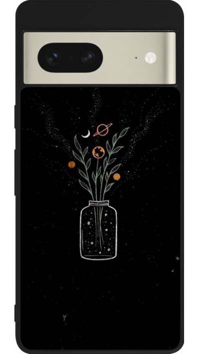 Google Pixel 7 Case Hülle - Silikon schwarz Vase black