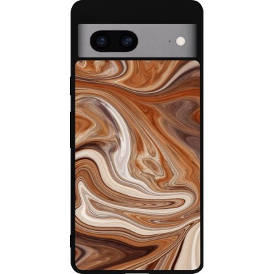 Google Pixel 7a Case Hülle - Silikon schwarz Autumn 2024 marbe