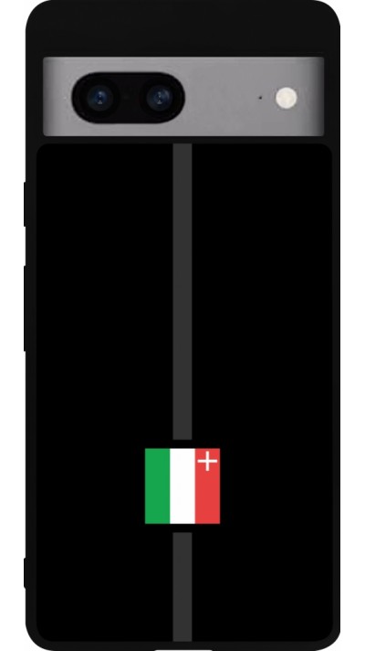 Google Pixel 7a Case Hülle - Silikon schwarz Kanton NE schwarz