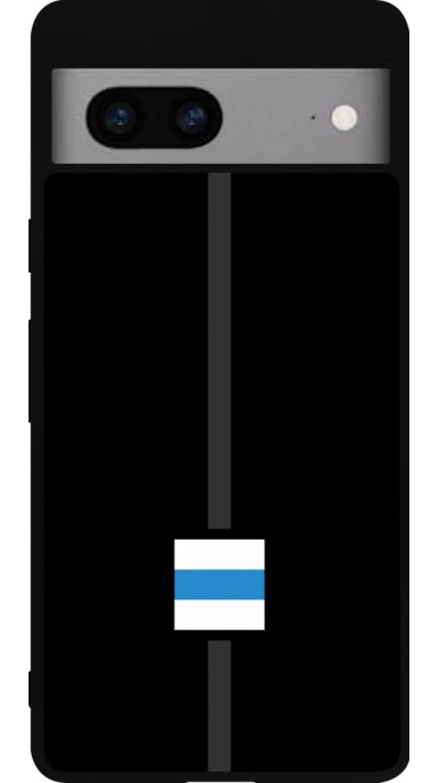 Google Pixel 7a Case Hülle - Silikon schwarz Kanton ZG schwarz