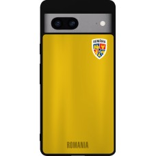 Google Pixel 7a Case Hülle - Silikon schwarz Fussballtrikot Rumänien