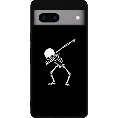 Google Pixel 7a Case Hülle - Silikon schwarz Halloween 19 09