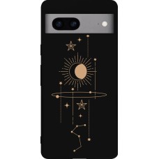 Google Pixel 7a Case Hülle - Silikon schwarz Spring 23 astro