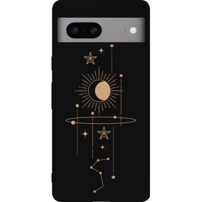 Google Pixel 7a Case Hülle - Silikon schwarz Spring 23 astro