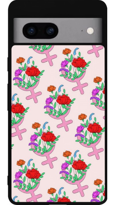 Coque Google Pixel 7a - Silicone rigide noir Womens day 2026 7