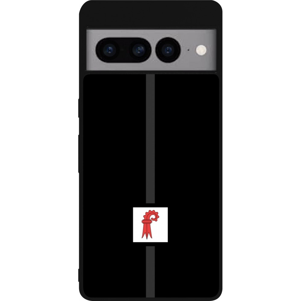 Google Pixel 7 Pro Case Hülle - Silikon schwarz Kanton BL schwarz