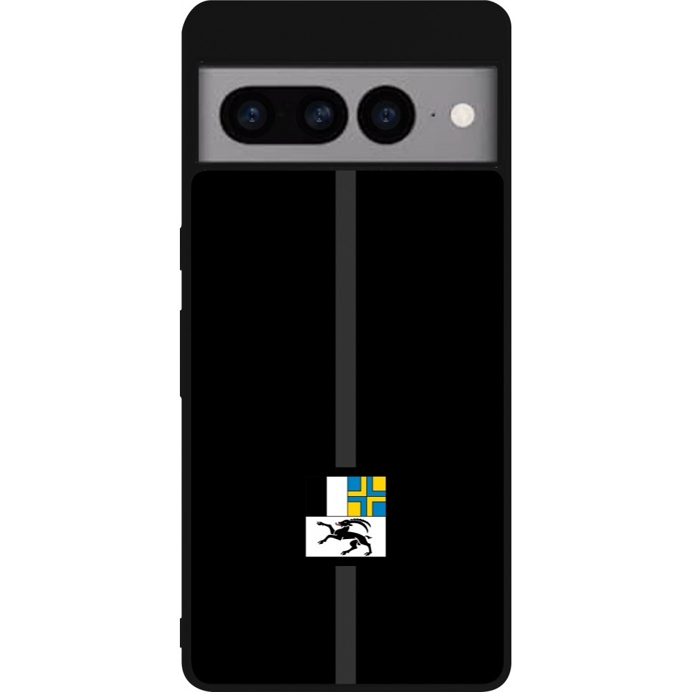 Google Pixel 7 Pro Case Hülle - Silikon schwarz Kanton GR schwarz