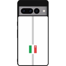 Google Pixel 7 Pro Case Hülle - Silikon schwarz Kanton NE weiss