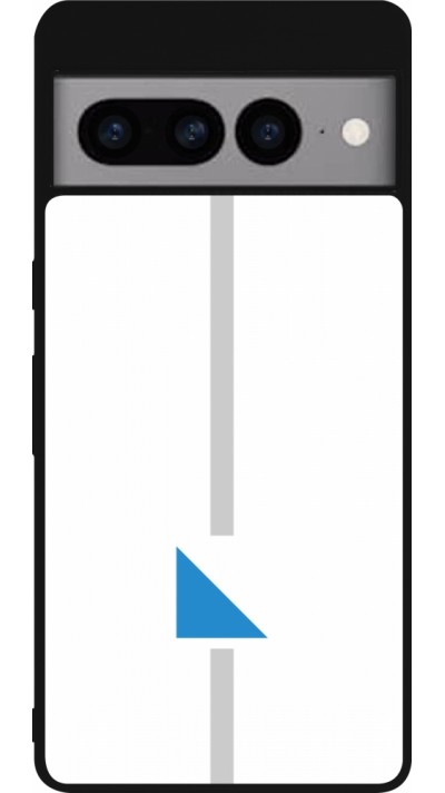 Google Pixel 7 Pro Case Hülle - Silikon schwarz Kanton ZH weiss