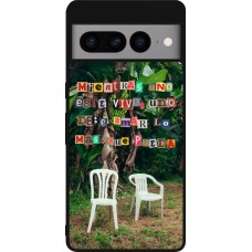 Coque Google Pixel 7 Pro - Silicone rigide noir Chairs DTMF