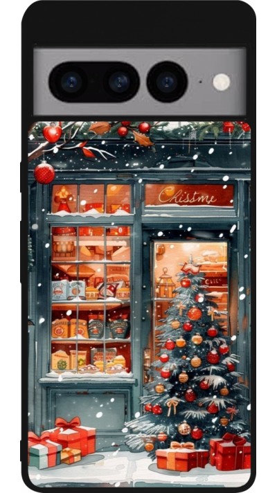 Coque Google Pixel 7 Pro - Silicone rigide noir Christmas 25 Xmas Shop