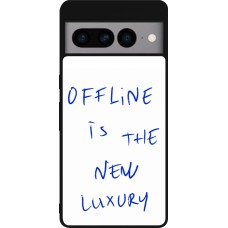 Google Pixel 7 Pro Case Hülle - Silikon schwarz Offline is the new luxury