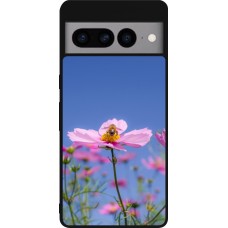Google Pixel 7 Pro Case Hülle - Silikon schwarz Bee on a flower Spring 2026