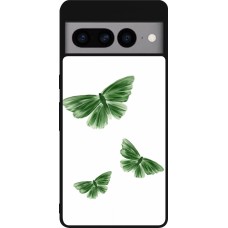 Google Pixel 7 Pro Case Hülle - Silikon schwarz Butterflies Spring 2026