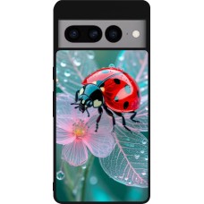 Google Pixel 7 Pro Case Hülle - Silikon schwarz Ladybird in bloom Spring 2026