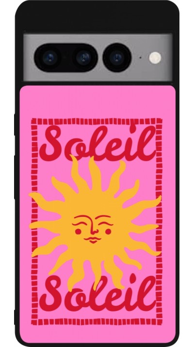Coque Google Pixel 7 Pro - Silicone rigide noir Sun sun 2026