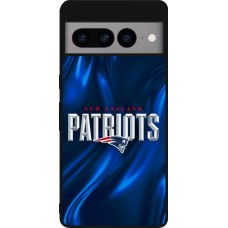 Coque Google Pixel 7 Pro - Silicone rigide noir Super Bowl 26 Patriots 2