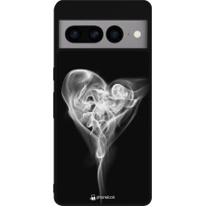 Google Pixel 7 Pro Case Hülle - Silikon schwarz Valentine 2022 Black Smoke
