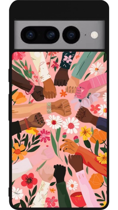 Coque Google Pixel 7 Pro - Silicone rigide noir Womens day 2026 8