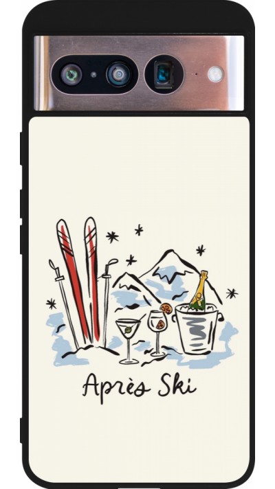 Google Pixel 8 Case Hülle - Silikon schwarz After the sky 2026