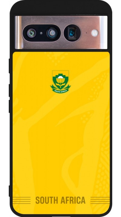 Google Pixel 8 Case Hülle - Silikon schwarz Südafrika 2026 personalisierbares Fussballtrikot
