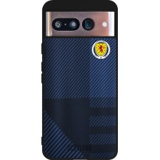 Google Pixel 8 Case Hülle - Silikon schwarz Schottland personalisierbares Fussballtrikot