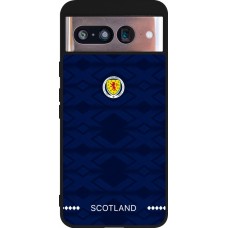 Google Pixel 8 Case Hülle - Silikon schwarz Schottland 2026 personalisierbares Fussballtrikot