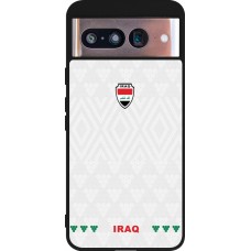 Google Pixel 8 Case Hülle - Silikon schwarz Irak 2026 personalisierbares Fussballtrikot