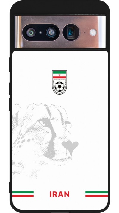 Google Pixel 8 Case Hülle - Silikon schwarz Iran 2026 personalisierbares Fussballtrikot
