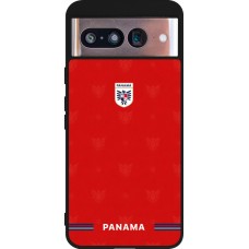 Google Pixel 8 Case Hülle - Silikon schwarz Panama 2026 personalisierbares Fussballtrikot