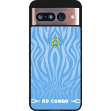 Google Pixel 8 Case Hülle - Silikon schwarz Demokratische Republik Kongo 2026 personalisierbares Fussballtrikot