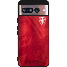 Google Pixel 8 Case Hülle - Silikon schwarz Tschechische Republik personalisierbares Fussballtrikot