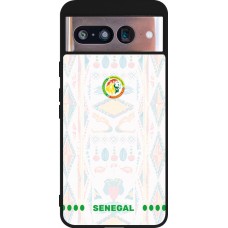 Google Pixel 8 Case Hülle - Silikon schwarz Senegal 2026 personalisierbares Fussballtrikot