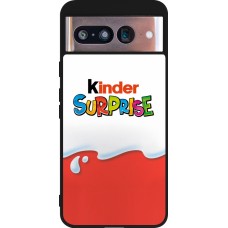 Google Pixel 8 Case Hülle - Silikon schwarz Kinder Surprise