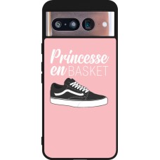 Google Pixel 8 Case Hülle - Silikon schwarz princesse en basket