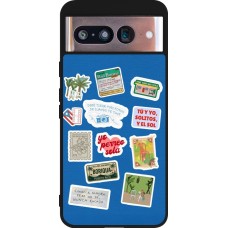 Google Pixel 8 Case Hülle - Silikon schwarz Seals of the Dominican Republic DTMF