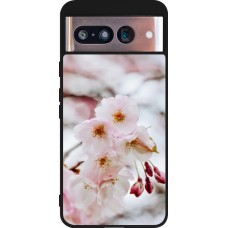 Google Pixel 8 Case Hülle - Silikon schwarz Cherry tree 2026