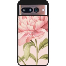 Google Pixel 8 Case Hülle - Silikon schwarz Just Bloom 2026