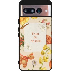 Google Pixel 8 Case Hülle - Silikon schwarz Trust the process 2026