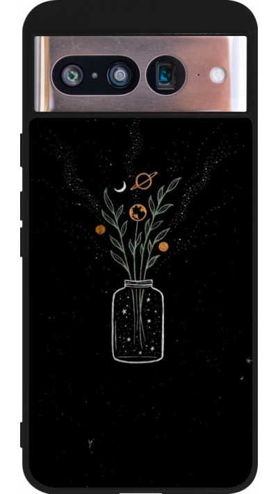 Google Pixel 8 Case Hülle - Silikon schwarz Vase black