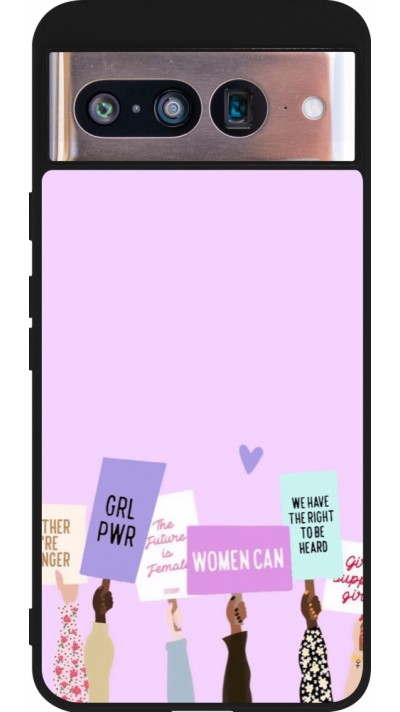 Google Pixel 8 Case Hülle - Silikon schwarz Womens day 2026 9