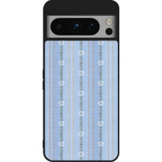 Google Pixel 8 Pro Case Hülle - Silikon schwarz Edelweiss