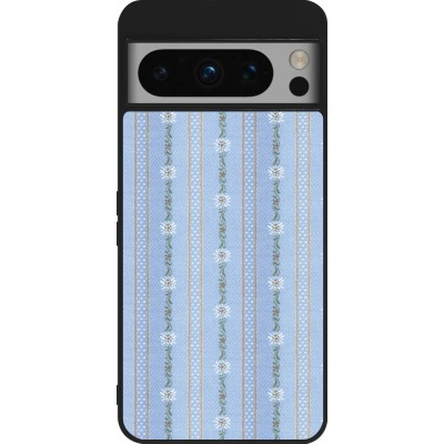 Google Pixel 8 Pro Case Hülle - Silikon schwarz Edelweiss